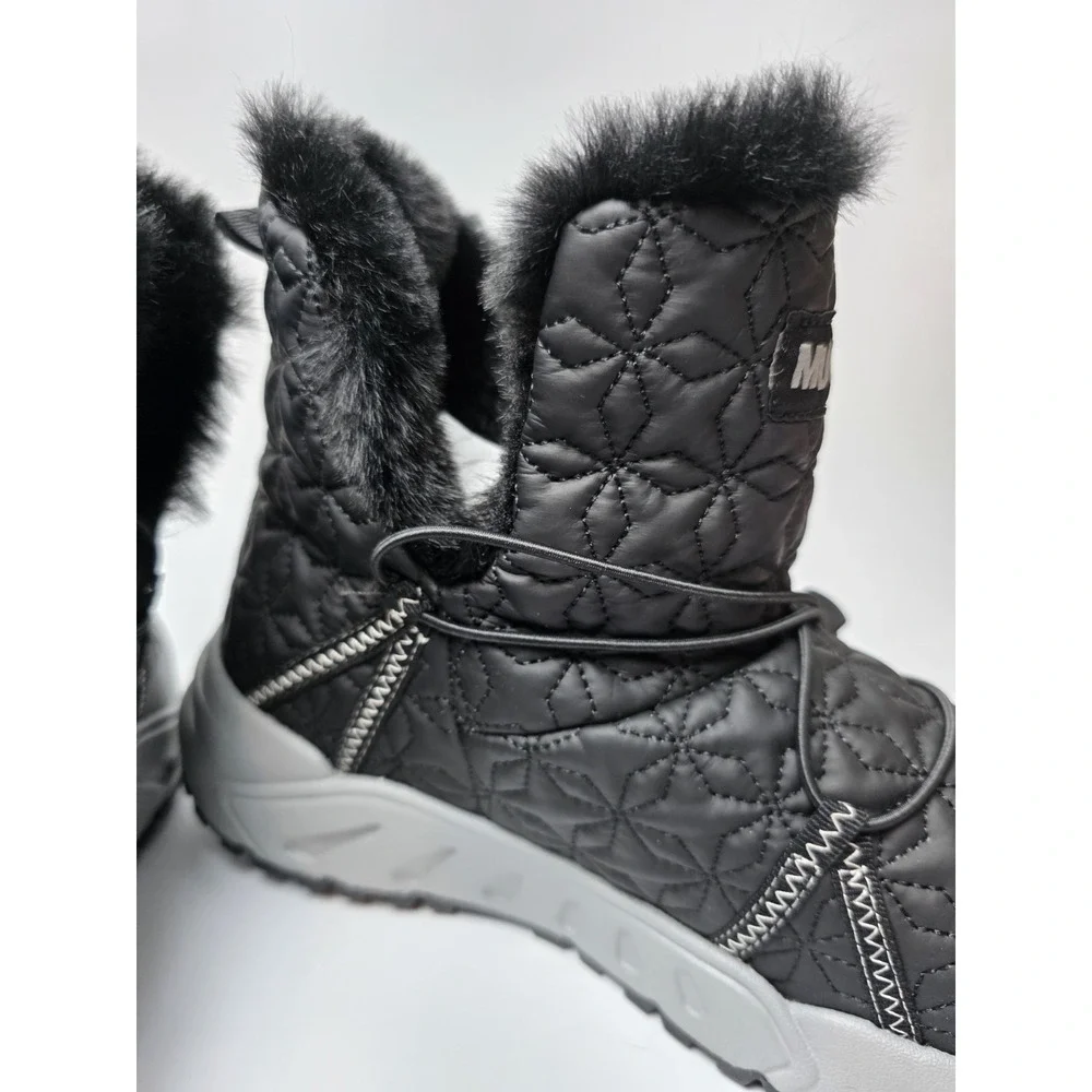 Women's MUK LUKS Jasmine Jade Winter Boots Size 9 New With‎ Tags Black #0379